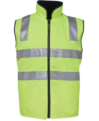 WORKWEAR, SAFETY & CORPORATE CLOTHING SPECIALISTS - JB's HI VIS 4602.1 (D) REVERSIBLE VEST