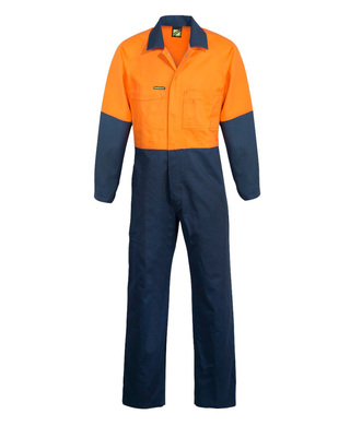 WORKWEAR, SAFETY & CORPORATE CLOTHING SPECIALISTS - HI Vis Two Tone Coveralls