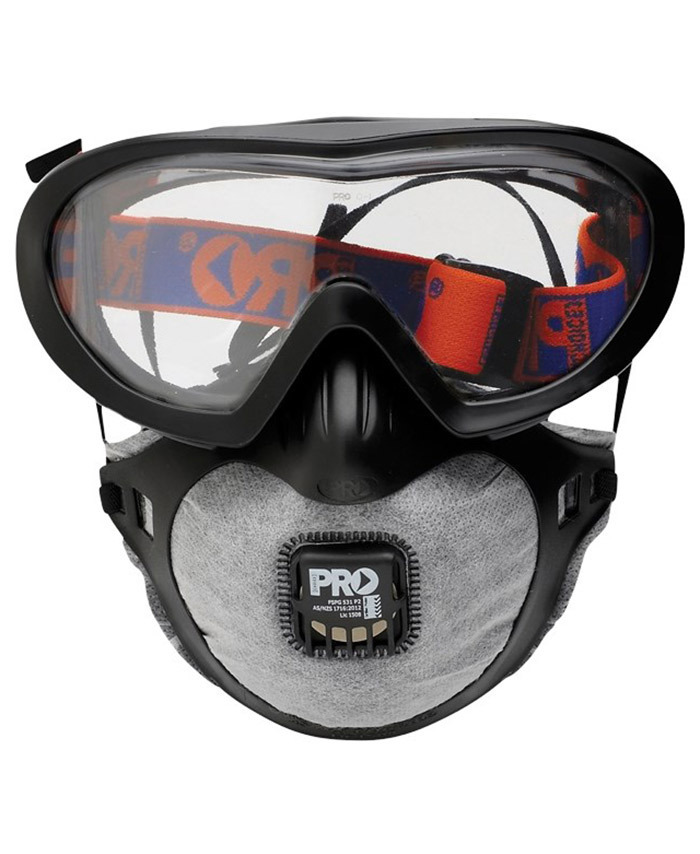 WORKWEAR, SAFETY & CORPORATE CLOTHING SPECIALISTS - Filterspec Pro Goggle / Mask Combo P2????