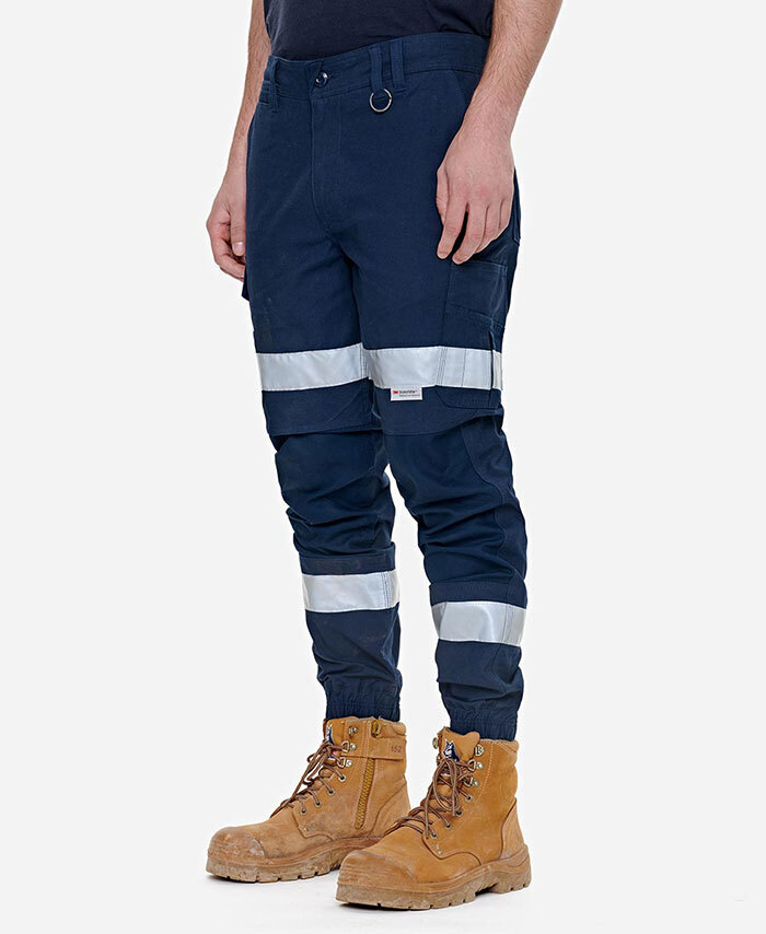 Elwood Mens Reflective Cuffed Pants Workwear Pants Workwear in