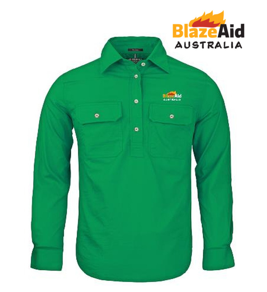 Kids' BlazeAid workwear shirt
