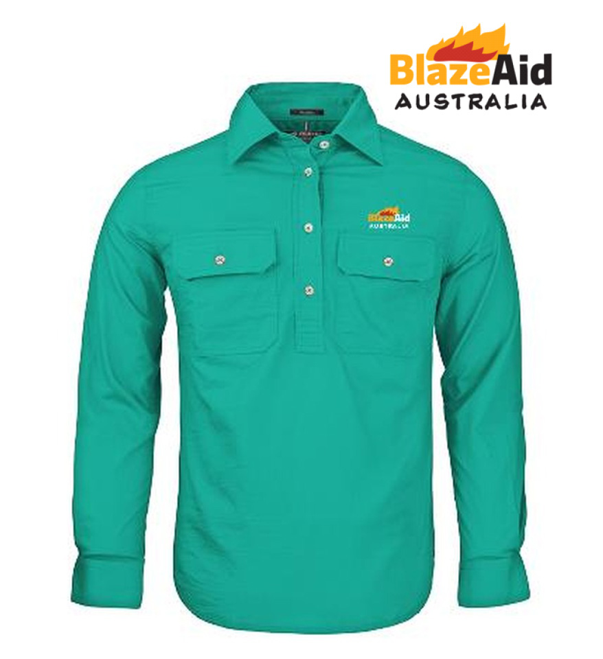 Women's BlazeAid workwear shirt