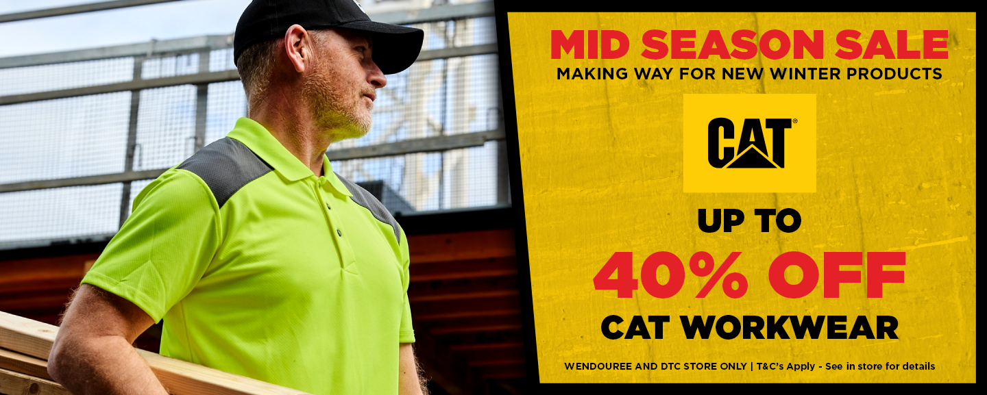 CAT - 40% Off Mid Season Sale