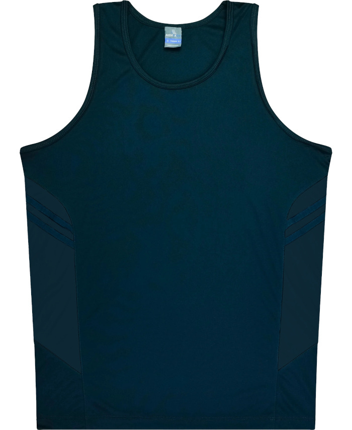 WORKWEAR, SAFETY & CORPORATE CLOTHING SPECIALISTS - Kids Tasman Singlet - Navy - 16