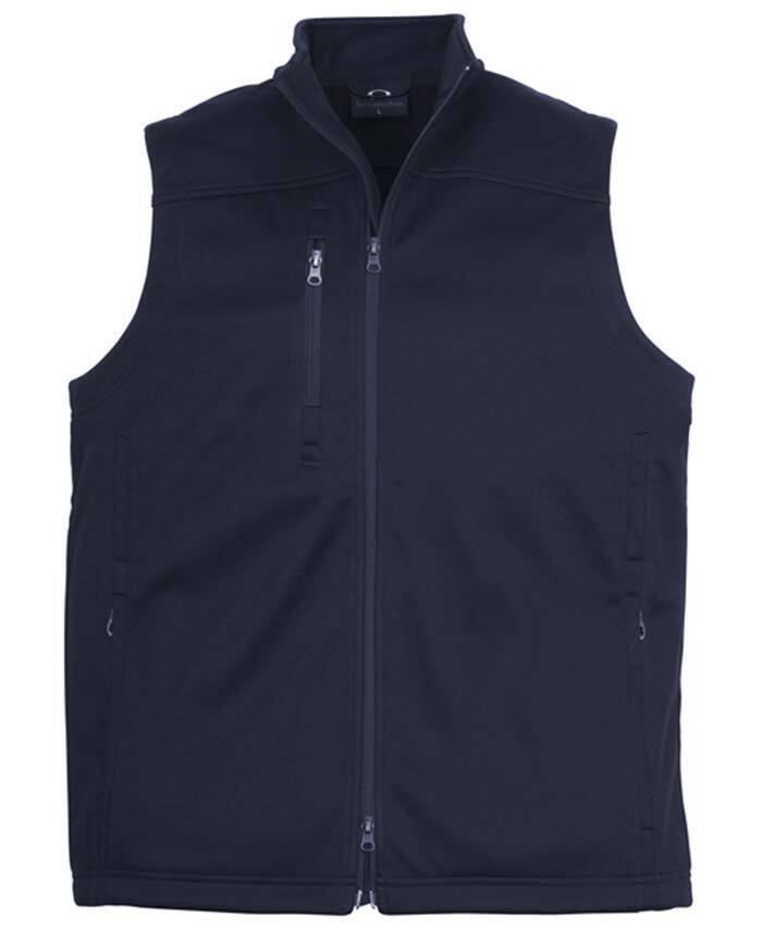 WORKWEAR, SAFETY & CORPORATE CLOTHING SPECIALISTS - Mens Biz Tech Soft Shell Vest (Inc Logo)