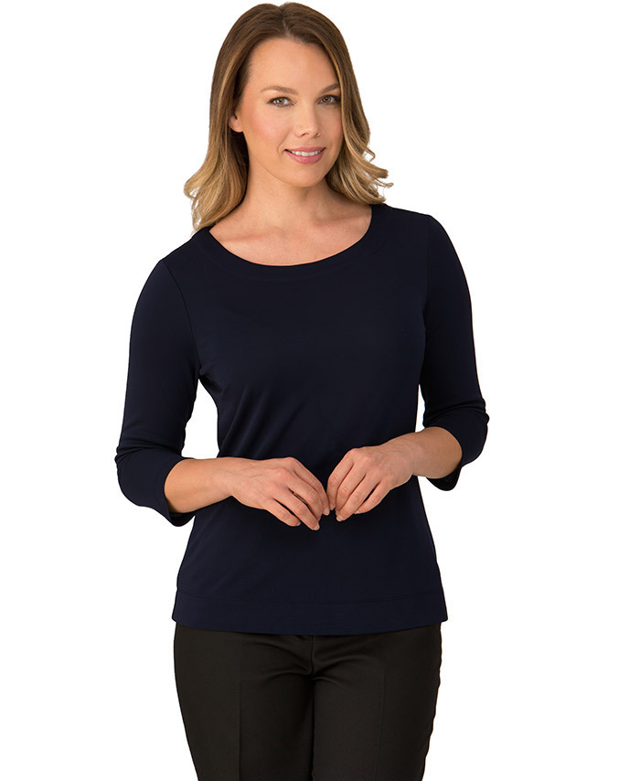 WORKWEAR, SAFETY & CORPORATE CLOTHING SPECIALISTS - City Collection Smart Knit ? ¾ Sleeve (Inc Logo)