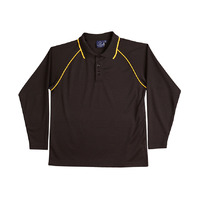 WORKWEAR, SAFETY & CORPORATE CLOTHING SPECIALISTS - LFNC Winning Spirit Champion Long Sleeve Polo - Kids (Inc Logos)