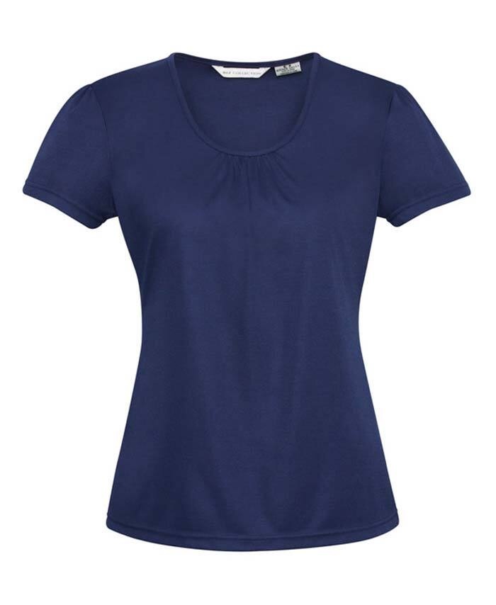 WORKWEAR, SAFETY & CORPORATE CLOTHING SPECIALISTS - Chic Ladies Jersey Knit Top (Includes LHC Emb - Nicholson Construction Logo)