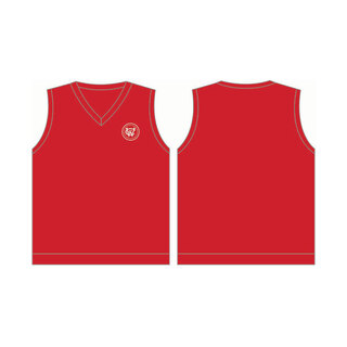WORKWEAR, SAFETY & CORPORATE CLOTHING SPECIALISTS - WCC Adults Non-Reversible Vest - Red / White