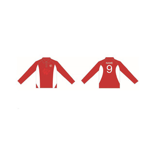 WORKWEAR, SAFETY & CORPORATE CLOTHING SPECIALISTS - WCC Adults Long Sleeve Polos - Red / White