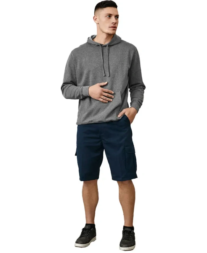 WORKWEAR, SAFETY & CORPORATE CLOTHING SPECIALISTS - Mens Detroit Short Stout-Navy-117S