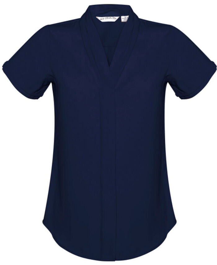 WORKWEAR, SAFETY & CORPORATE CLOTHING SPECIALISTS - Ladies Madison Short Sleeve Blouse