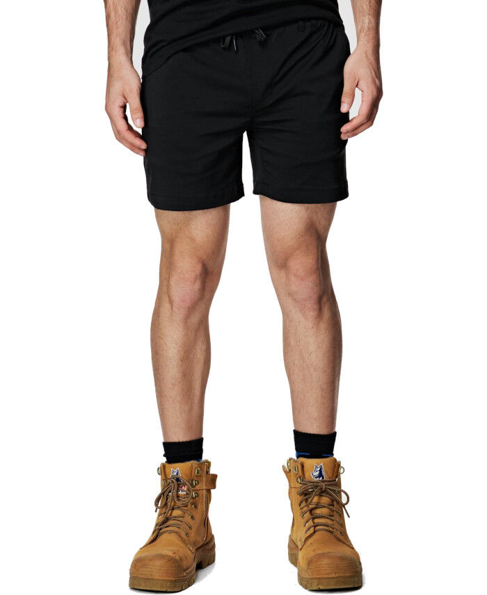 WORKWEAR, SAFETY & CORPORATE CLOTHING SPECIALISTS - MENS ELASTIC LIGHT SHORT