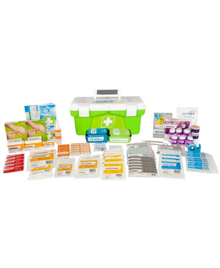 WORKWEAR, SAFETY & CORPORATE CLOTHING SPECIALISTS - First Aid Kit R2 Constructa Max Kit 1 Tray Plastic Portable