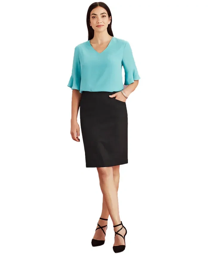 WORKWEAR, SAFETY & CORPORATE CLOTHING SPECIALISTS - Siena - Womens Bandless Pencil Skirt