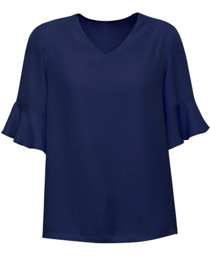 WORKWEAR, SAFETY & CORPORATE CLOTHING SPECIALISTS - Boulevard - Aria Fluted Sleeve Blouse