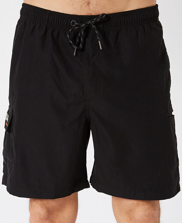 WORKWEAR, SAFETY & CORPORATE CLOTHING SPECIALISTS - JET-LITE ELASTICATED SHORT - Black - 42