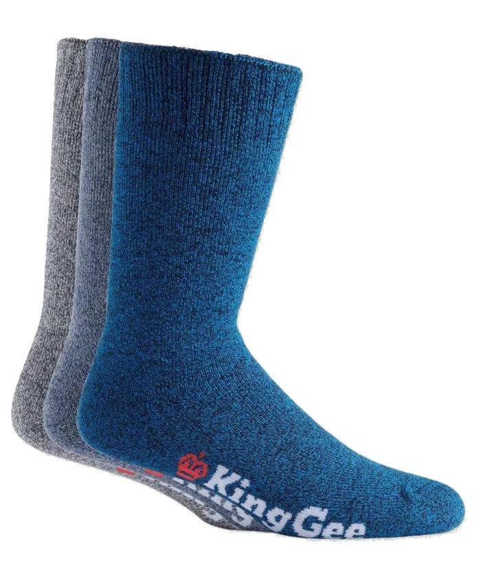 WORKWEAR, SAFETY & CORPORATE CLOTHING SPECIALISTS - SOCK BAMBOO 3 PACK