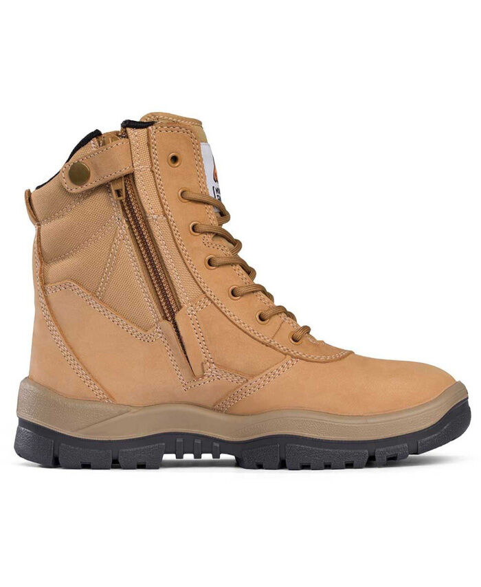 WORKWEAR, SAFETY & CORPORATE CLOTHING SPECIALISTS - Wheat High Leg ZipSider Boot