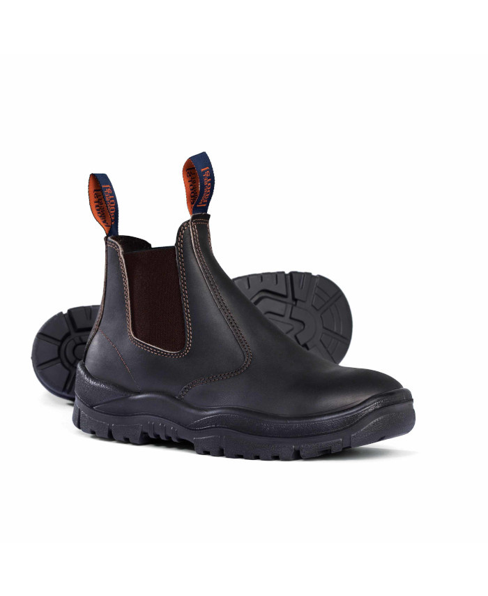 WORKWEAR, SAFETY & CORPORATE CLOTHING SPECIALISTS - Claret Oil Kip Non-Safety Premium Elastic Sided Boot