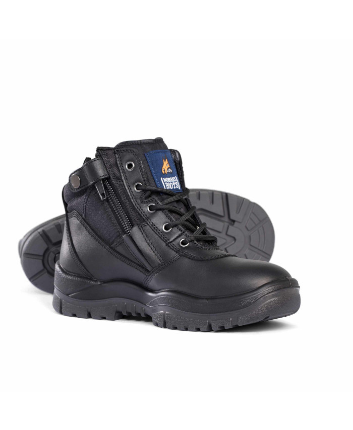 WORKWEAR, SAFETY & CORPORATE CLOTHING SPECIALISTS - Black Non-Safety ZipSider Boot