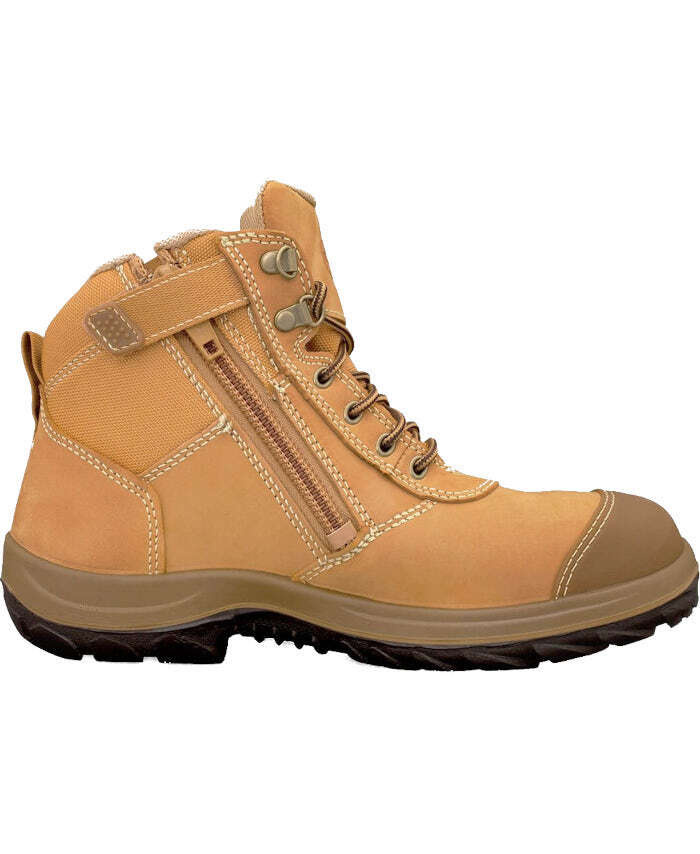 WORKWEAR, SAFETY & CORPORATE CLOTHING SPECIALISTS - WB 34 - Hiker Lace Up Zip Side Boot - 34-662