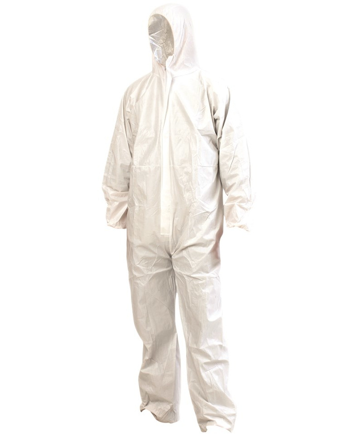 WORKWEAR, SAFETY & CORPORATE CLOTHING SPECIALISTS - BarrierTech SMS Coveralls White (MOQ 5)