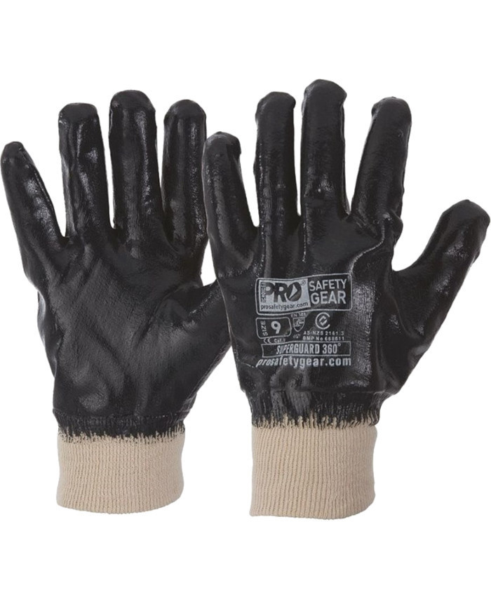 WORKWEAR, SAFETY & CORPORATE CLOTHING SPECIALISTS - SUPER-GUARD Blue Nitrile Fully Dipped