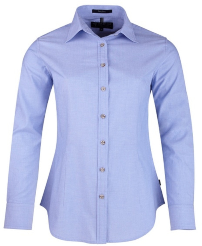 WORKWEAR, SAFETY & CORPORATE CLOTHING SPECIALISTS - Pilbara Ladies Chambray Long Sleeve Shirt
