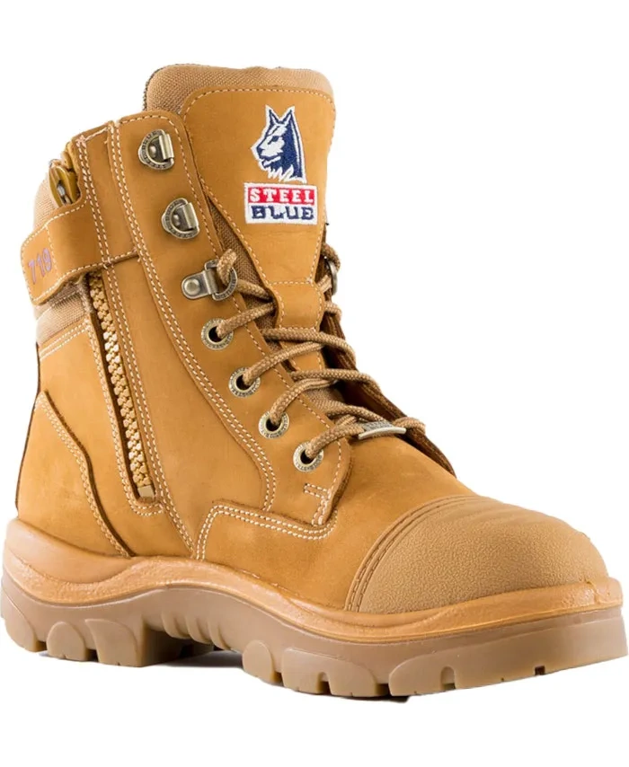 WORKWEAR, SAFETY & CORPORATE CLOTHING SPECIALISTS - SOUTHERN CROSS ZIP LADIES BOOT - TPU SCUFF