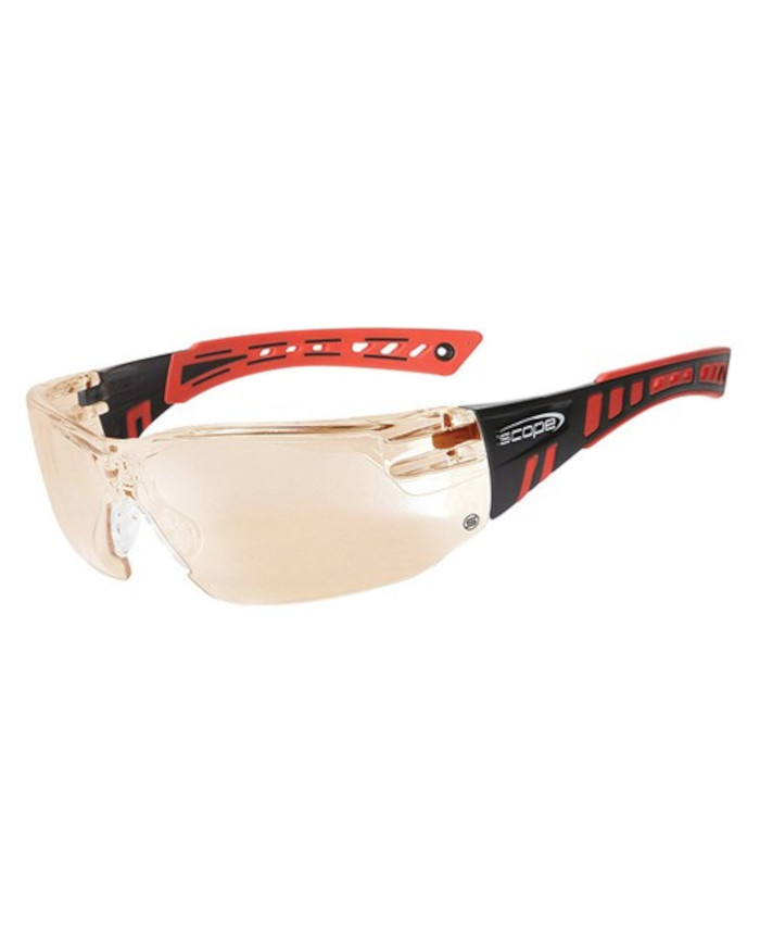 WORKWEAR, SAFETY & CORPORATE CLOTHING SPECIALISTS - Speed Red/Black Frame AF/AS Eclipse Lens (MOQ 10)