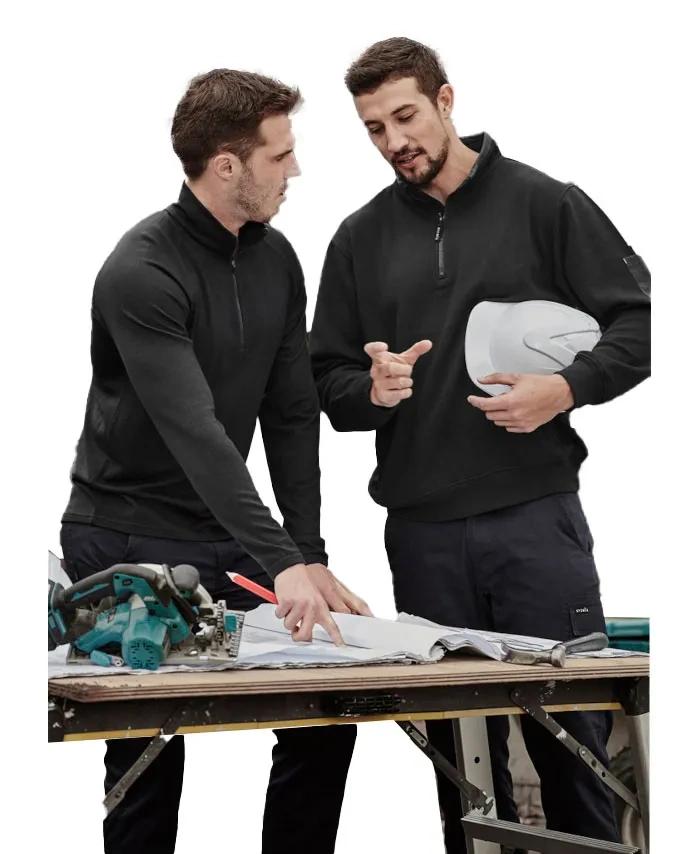WORKWEAR, SAFETY & CORPORATE CLOTHING SPECIALISTS - Unisex 1/4 Zip Brushed Fleece Pullover