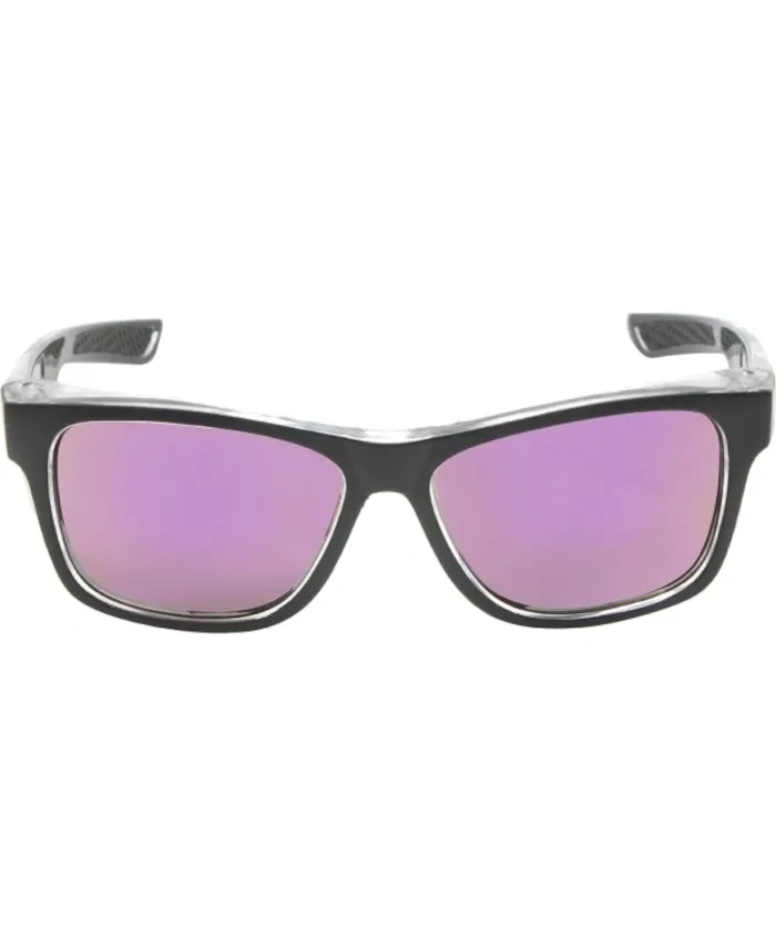 WORKWEAR, SAFETY & CORPORATE CLOTHING SPECIALISTS - SPARKIE - Matt Black / Pink Revo Safety Glasses