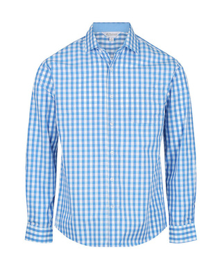 WORKWEAR, SAFETY & CORPORATE CLOTHING SPECIALISTS - Mens Devonport Long Sleeve Shirt--