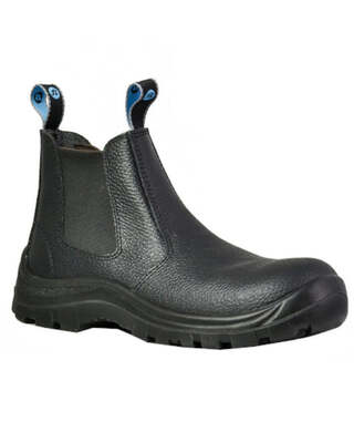 WORKWEAR, SAFETY & CORPORATE CLOTHING SPECIALISTS - Mates - Jobmate - Black Rambler Slip On Safety Boot
