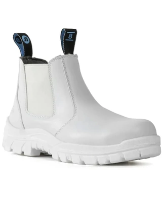 WORKWEAR, SAFETY & CORPORATE CLOTHING SPECIALISTS - Naturals - Hercules - White Rambler Slip on Safety Boot