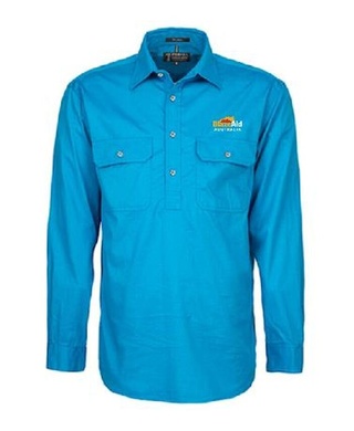 WORKWEAR, SAFETY & CORPORATE CLOTHING SPECIALISTS - Mens Pilbara Closed Front L/S Shirt 