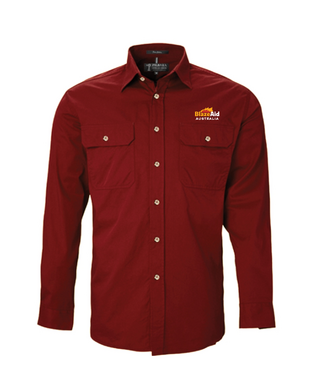 WORKWEAR, SAFETY & CORPORATE CLOTHING SPECIALISTS - Open Front Men's Pilbara Shirt