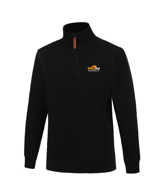 WORKWEAR, SAFETY & CORPORATE CLOTHING SPECIALISTS - Pilbara Mens Classic Zipper C/F Fleece Pullover