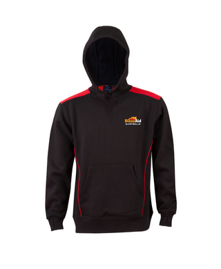 WORKWEAR, SAFETY & CORPORATE CLOTHING SPECIALISTS - Kids Close Front Contrast Fleece Hoodie