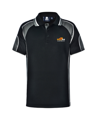 WORKWEAR, SAFETY & CORPORATE CLOTHING SPECIALISTS - Kid's Cooldry Contrast Polo With Sleeve Panel
