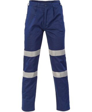 WORKWEAR, SAFETY & CORPORATE CLOTHING SPECIALISTS - Middle Weight Double hoops Taped Pants