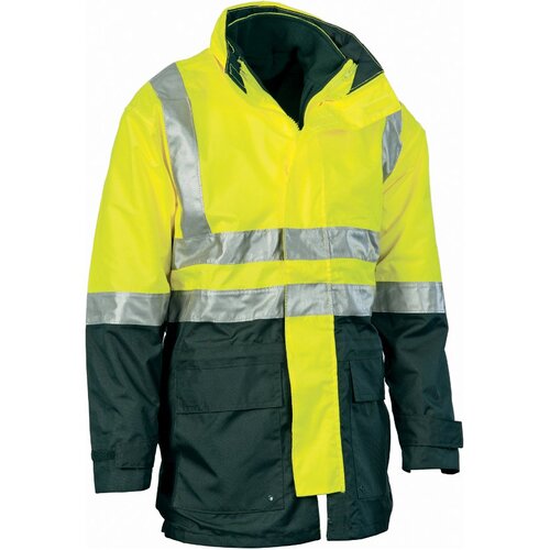 WORKWEAR, SAFETY & CORPORATE CLOTHING SPECIALISTS - FEDU 3 in 1 Rain Jacket & Vest with reflective tape with Federation Uni Logo and Paramedicne Student