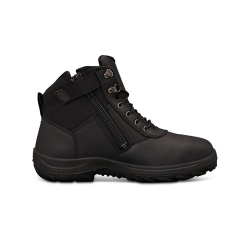 WORKWEAR, SAFETY & CORPORATE CLOTHING SPECIALISTS - FEDU Lace Up Zip Sided Non-Safety Work Boots