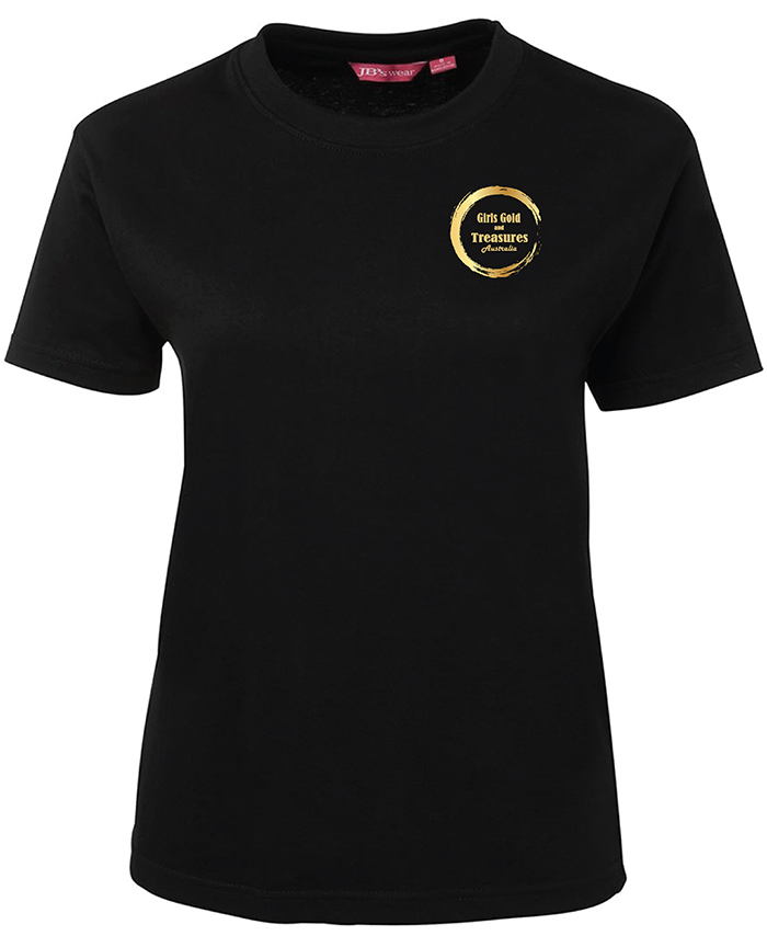 WORKWEAR, SAFETY & CORPORATE CLOTHING SPECIALISTS - Ladies Crew Neck Tee - Inc EMB