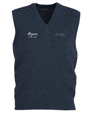 WORKWEAR, SAFETY & CORPORATE CLOTHING SPECIALISTS - V-Neck Wool Mix Vest