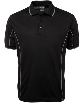 WORKWEAR, SAFETY & CORPORATE CLOTHING SPECIALISTS - PODIUM S/S PIPING POLO (INC LOGO)