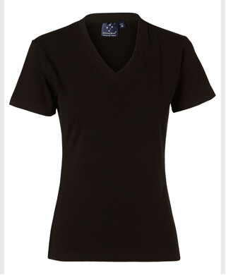 WORKWEAR, SAFETY & CORPORATE CLOTHING SPECIALISTS - Ladies V neck Tee
