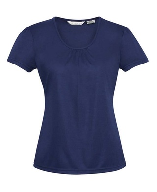 WORKWEAR, SAFETY & CORPORATE CLOTHING SPECIALISTS - Chic Ladies Jersey Knit Top (Includes LHC Emb - Nicholson Construction Logo)