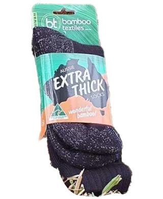 WORKWEAR, SAFETY & CORPORATE CLOTHING SPECIALISTS - Aussie Extra Thick Socks - Single Pack